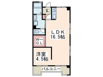 間取図 スカ－ラもえぎ野
