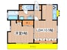 石田アパート 1LDKの間取り