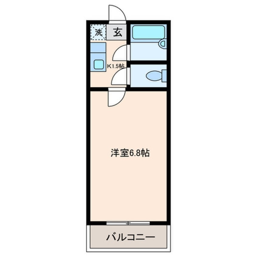 間取図 ハイツスイゴウ