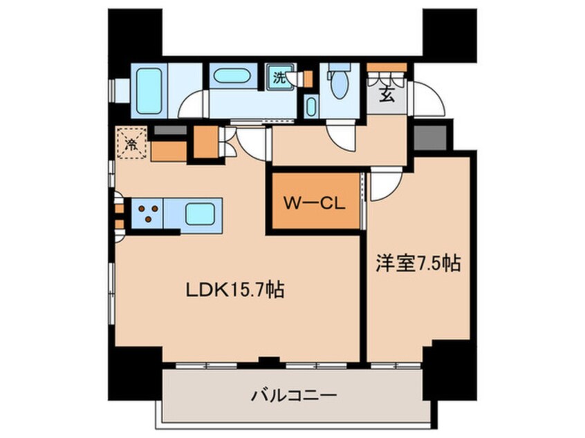 間取図 パークホームズ本郷三丁目