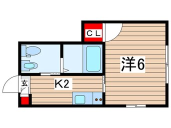 間取図 メゾン・ドゥ・ショコラ都賀