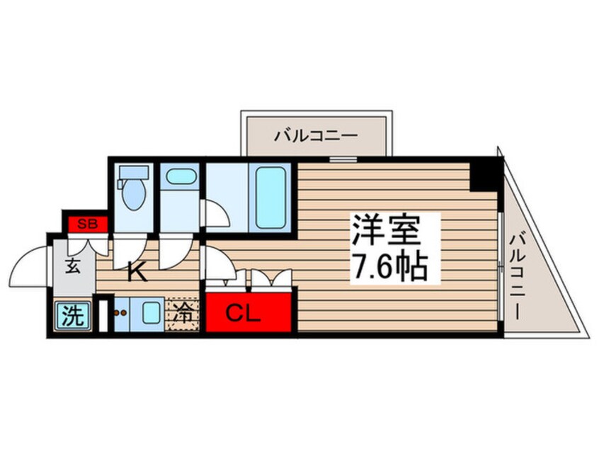 間取図 WORVE東京木場