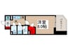 WORVE東京木場 1Kの間取り