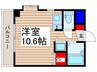 澤田ビル 1Rの間取り