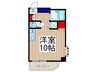 澤田ビル 1Rの間取り