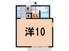 ハイミッシュ五反田 1Rの間取り