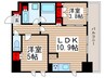 ルジェンテ・バリュ上野 2LDKの間取り