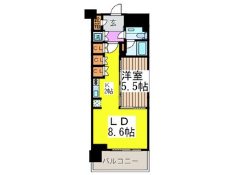 間取図 プライムアーバン日本橋横山町