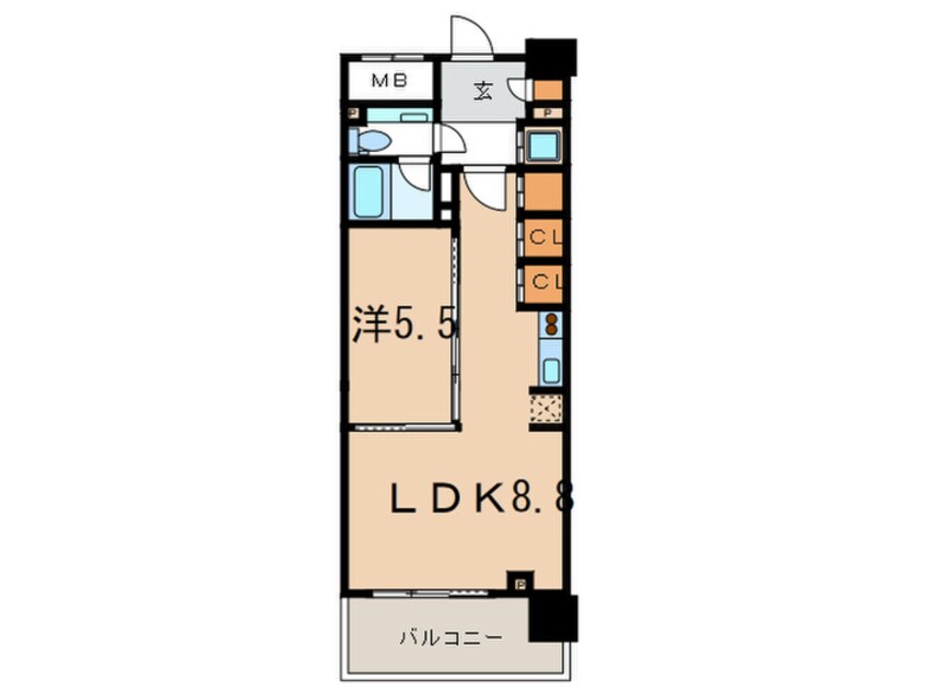 間取図 プライムアーバン日本橋横山町