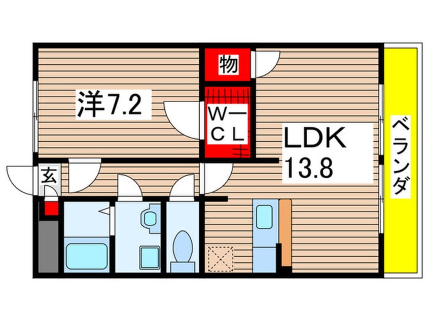 間取図 アム－ル憩