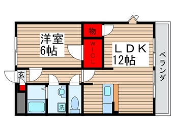 間取図 アム－ル憩