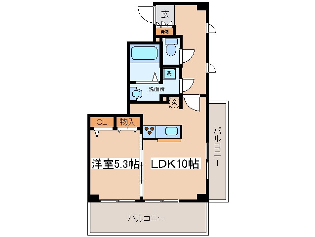 間取り図 ヴェルコート芦花公園