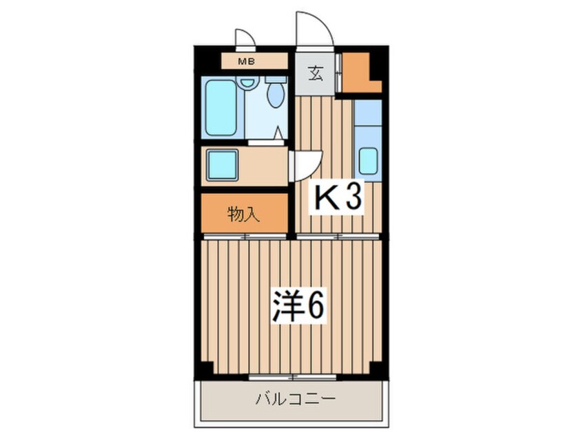 間取図 つきみ野ローラン