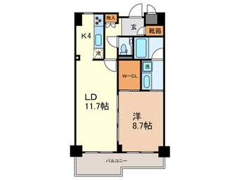 間取図 エスティメゾン白金台