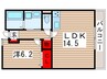 斉藤マンション 1LDKの間取り