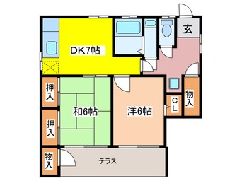 間取図 コ－ポ市川