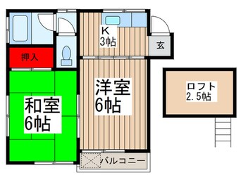 間取図 ヒルサンライズⅡ