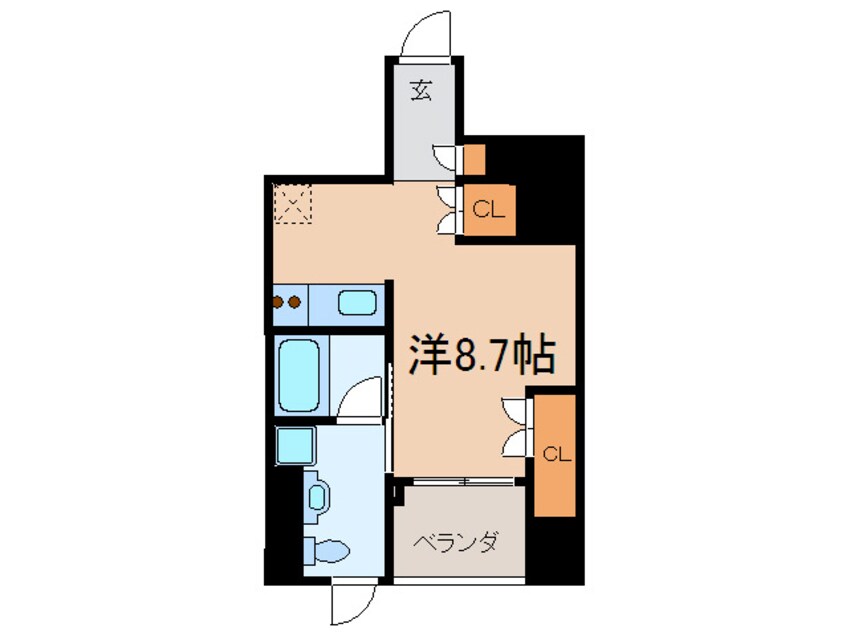 間取図 エスティメゾン板橋C6