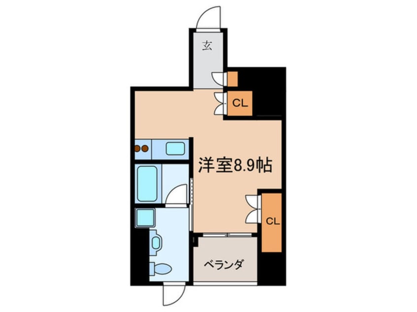 間取図 エスティメゾン板橋C6