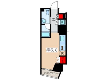 間取図 エスティメゾン板橋C6