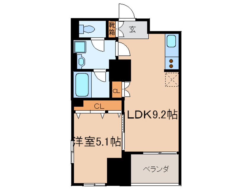 間取図 エスティメゾン板橋C6