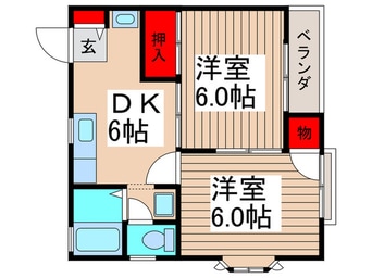 間取図 メゾングリーンパークＳ－Ⅱ