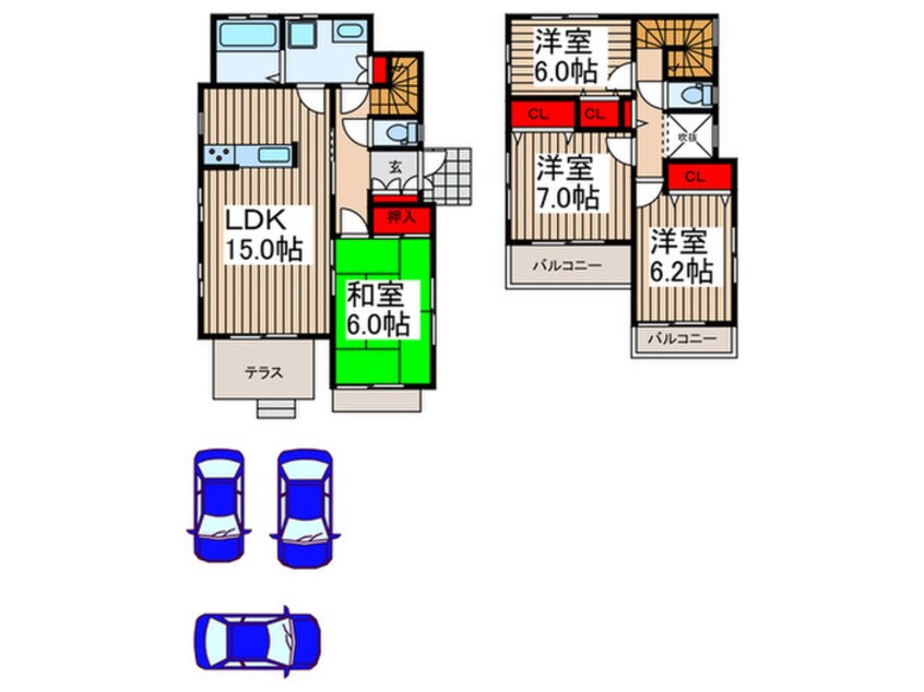 間取図 美園戸建