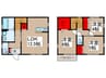 川越砂新田戸建貸家 3LDKの間取り