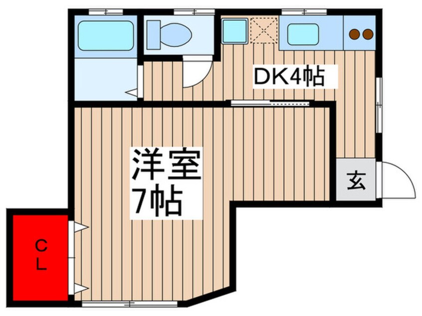 間取図 マロニエハイツ