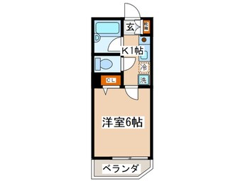 間取図 Ｃａｍｐａｎｅｌｌａ海老名