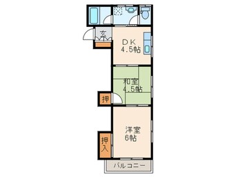 間取図 グリ－ンハイツコグレ