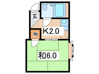 間取図 宇留野ﾋﾞﾙ