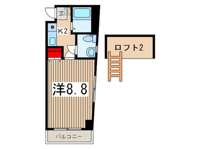 間取図 メゾン朋泉高砂