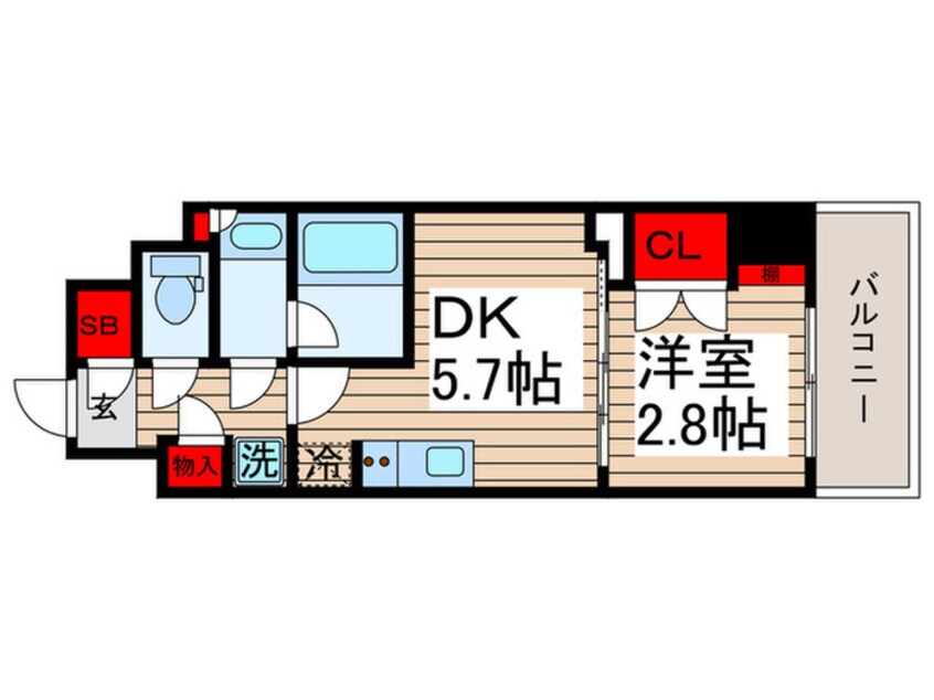 間取図 ＥＳ－Ｇｒａｎｄｅ木場公園