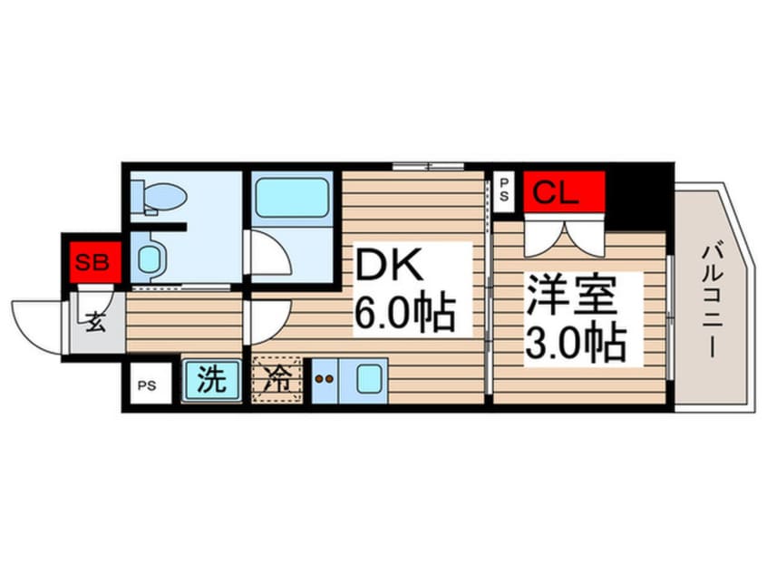 間取図 ＥＳ－Ｇｒａｎｄｅ木場公園
