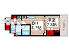 ＥＳ－Ｇｒａｎｄｅ木場公園 1DKの間取り