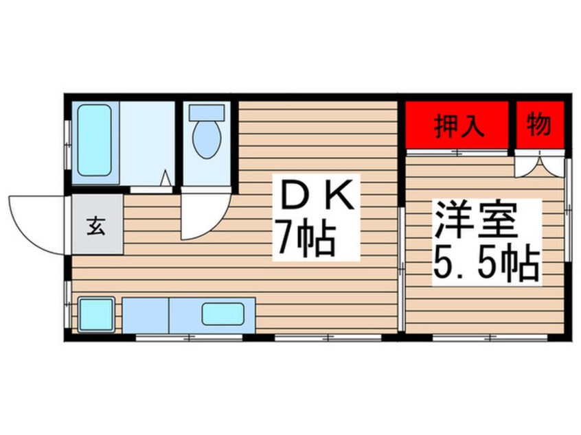 間取図 グリ－ンマンション