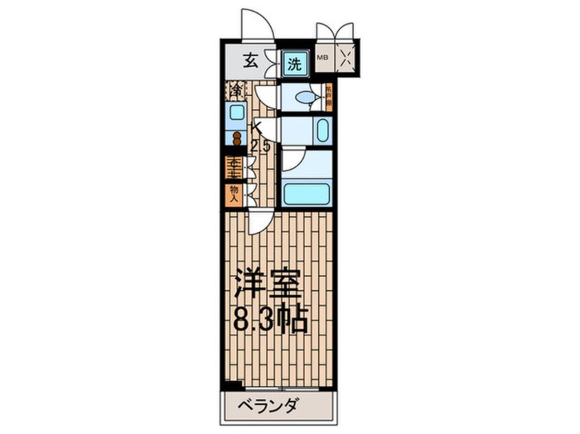 間取図 ル－ブル駒沢大学参番館