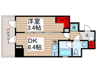 間取図 ジオエント門前仲町