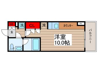 間取図 ジオエント門前仲町