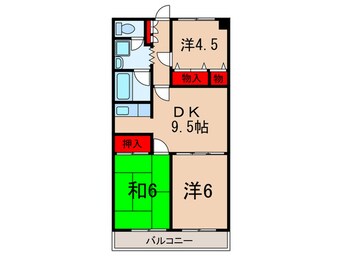 間取図 清水山第一パークハイツ