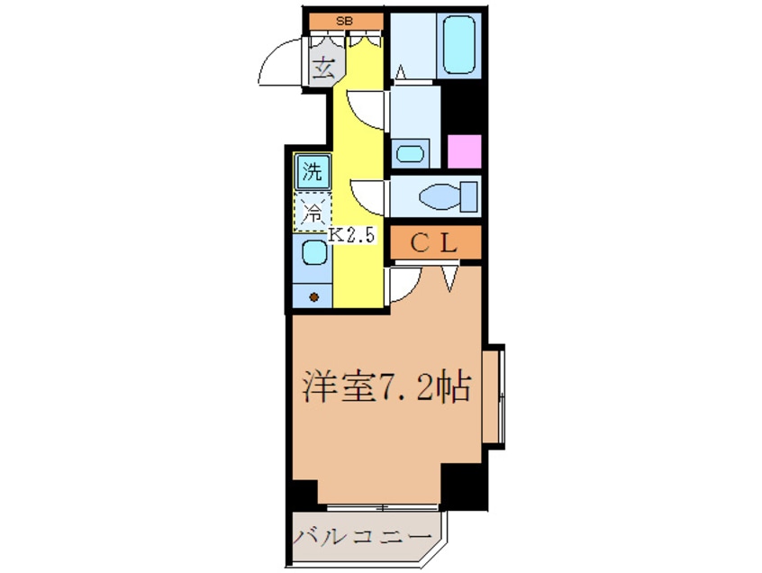 間取図 ドゥーエ東陽町