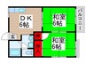 グリ－ン６１ 2DKの間取り