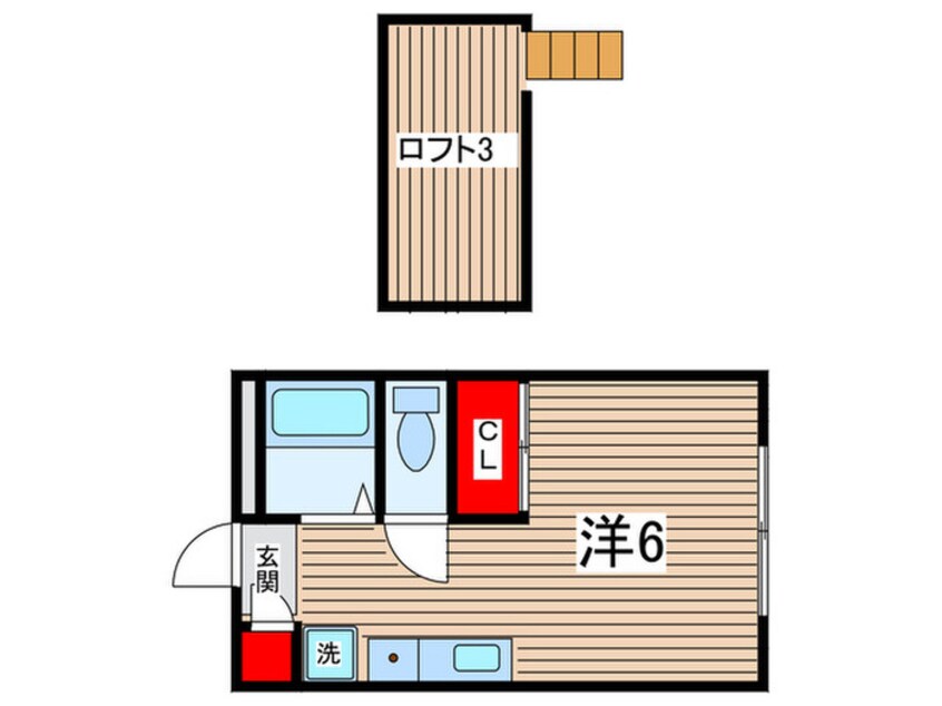 間取図 レジデンス多摩E