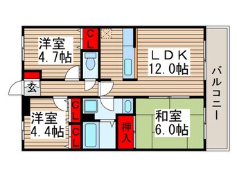 間取図 グラン　シャリオ