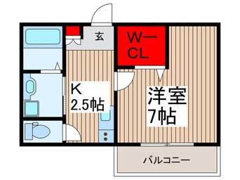 間取図 仮)キャメル所沢狭山ヶ丘3C