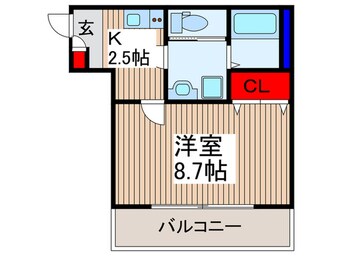 間取図 仮)キャメル所沢狭山ヶ丘3C