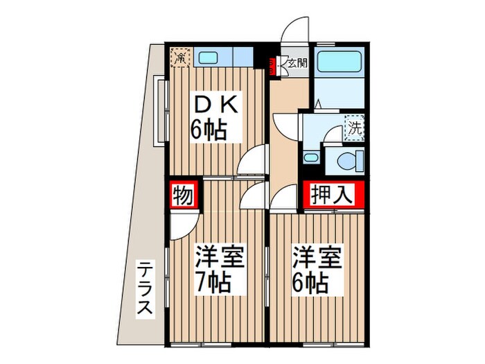 間取り図 プチメゾン・サンフィ－ルド