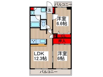 間取図 キングホームズ１番館B号棟