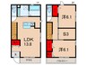 ファミールＣ 2LDK+Sの間取り